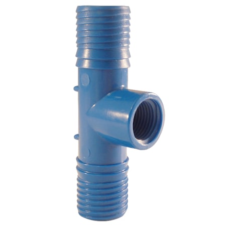 Blue Twister Apollo Blue Twister 1 in. Insert in to X 1 in. D Insert Acetal Tee 1 pk ABTFT1134